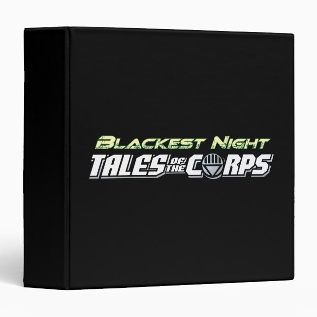 Blackest Night Tales of the Corps Binder (Front/Spine)