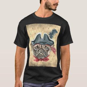 Blackface the Pug Pirate T-Shirt