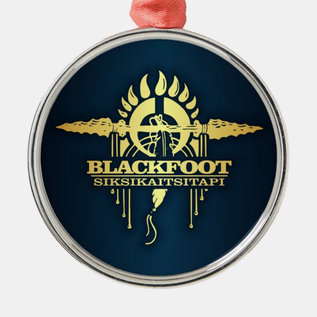 Blackfoot 2 metal ornament (Front)