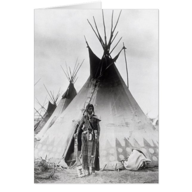 Blackfoot Brave, near Calgary, Alberta, 1889 (Front)