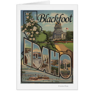 Blackfoot, Idaho - Large Letter Scenes