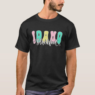 Blackfoot Idaho Retro Souvenir T-Shirt