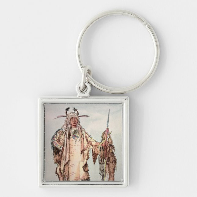 Blackfoot Indian Pe-Toh-Pee-Kiss, The Eagle Ribs Keychain (Front)