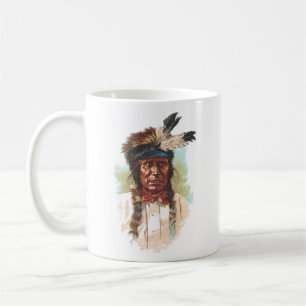 Blackfoot Sioux Chief: Red Thunder Coffee Mug