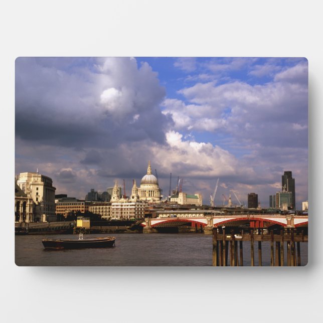 Blackfriars Bridge and St Paul's Cathedral Plaque (Front)