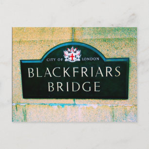 Blackfriars Bridge - City of London Postcard