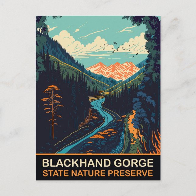 Blackhand Gorge, National Park, OH, Travel Postcard (Front)