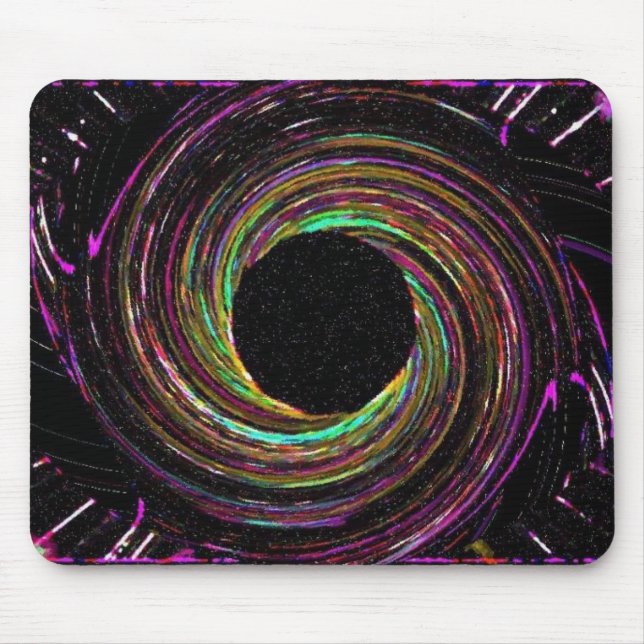 Blackhole Abstract Mouse Pad (Front)