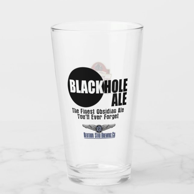 Blackhole Ale Glass Cup (Back)