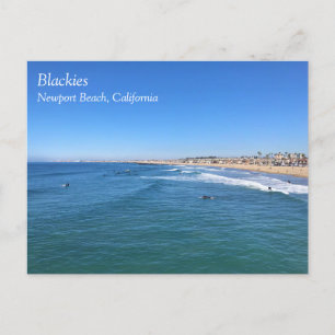 Blackies, Newport Beach, California Postcard