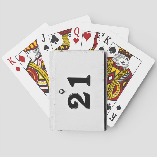 Blackjack 21 playing cards (Back)