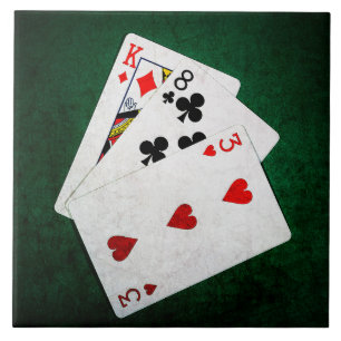 Blackjack 21 point - King, Eight, Three Tile