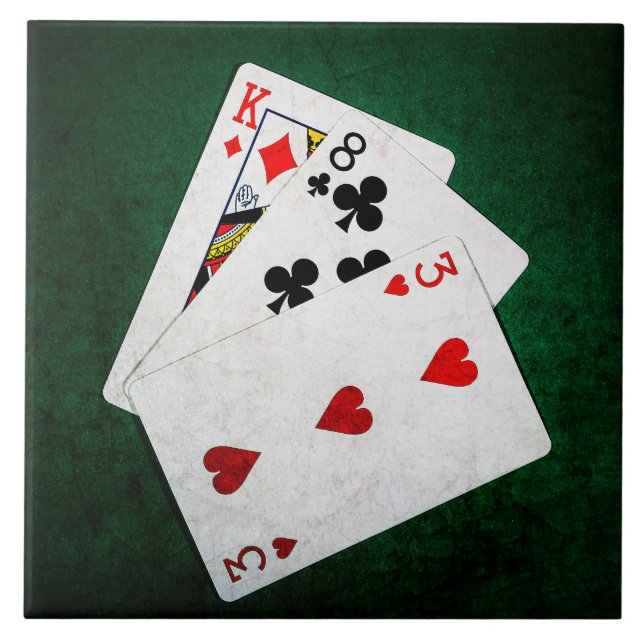 Blackjack 21 point - King, Eight, Three Tile (Front)