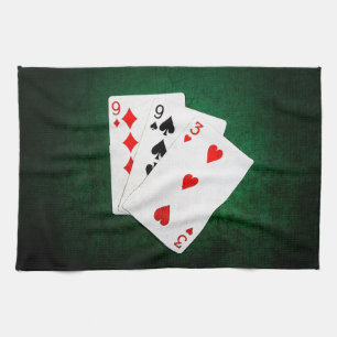 Blackjack 21 point - Nine, Nine, Three Kitchen Towel
