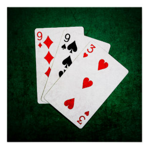 Blackjack 21 point - Nine, Nine, Three Poster