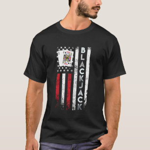 Blackjack America BLACKJACK USA Blackjack Card Gam T-Shirt