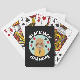 Blackjack grandpa Funny blackjack Playing Cards