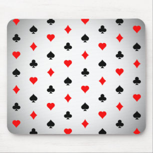 Blackjack / Poker Card Suits: Mousepad