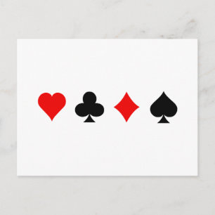 Blackjack / Poker Card Suits: Vector Art: