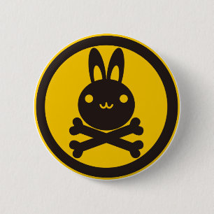 BlackJack(Rabbit) 2 Inch Round Button
