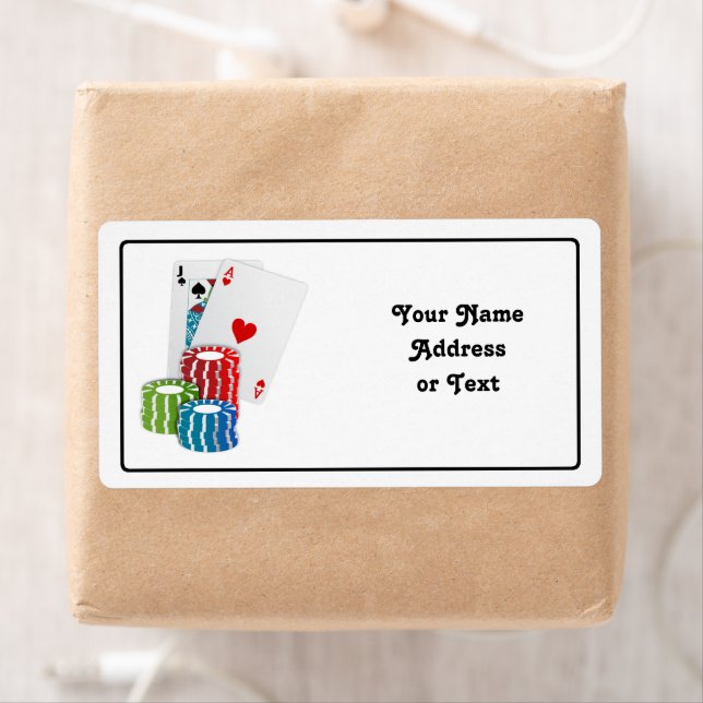 Blackjack with Poker Chips (Insitu)
