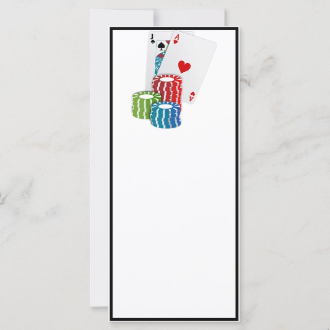 Blackjack with Poker Chips (Front)