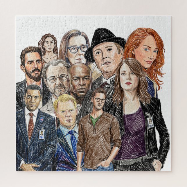 Blacklist - Collage Jigsaw Puzzle (Vertical)
