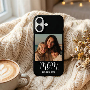 BlackMom Established Script Photo iPhone 16 Case
