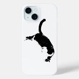 Blackout Cat iPhone 15 Case