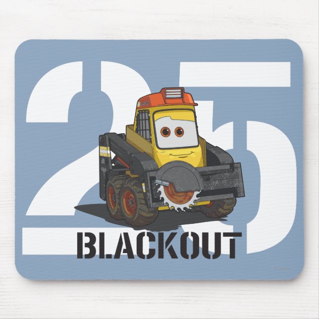 Blackout Character Art Mouse Pad (Front)
