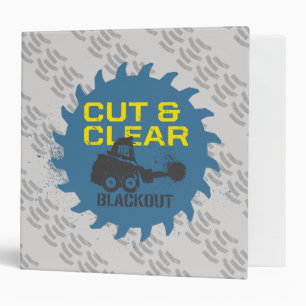 Blackout Cut & Clear Binder