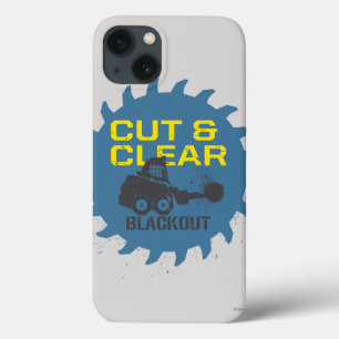 Blackout Cut & Clear iPhone 13 Case