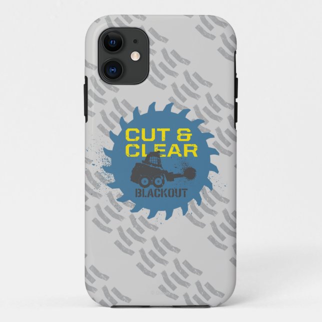 Blackout Cut & Clear Case-Mate iPhone Case (Back)