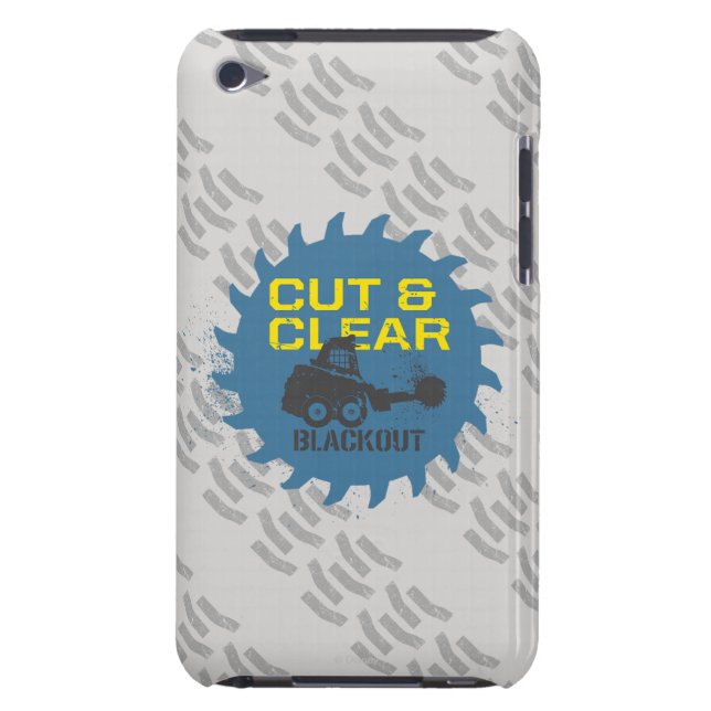 Blackout Cut & Clear iPod Case-Mate Case (Back)