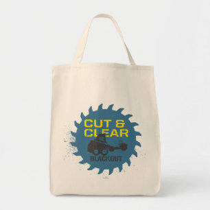Blackout Cut & Clear Tote Bag