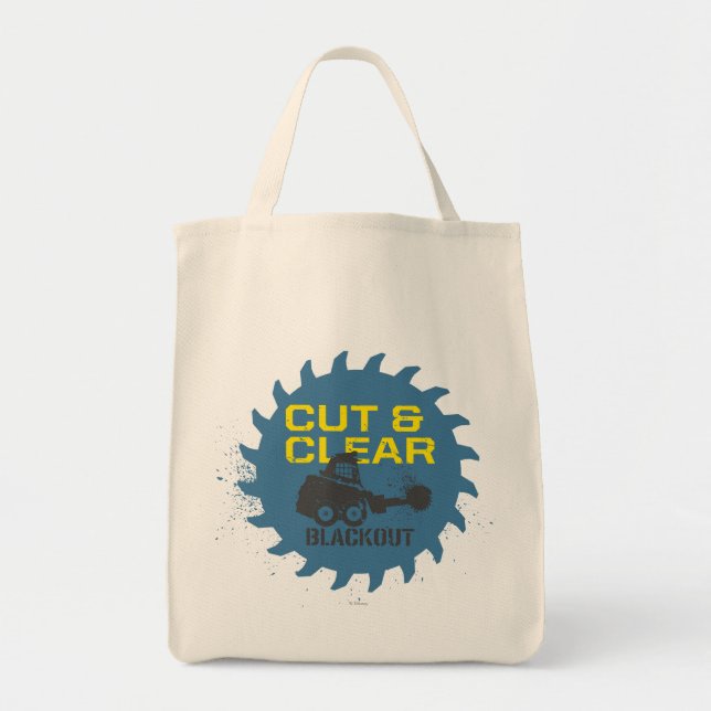 Blackout Cut & Clear Tote Bag (Front)