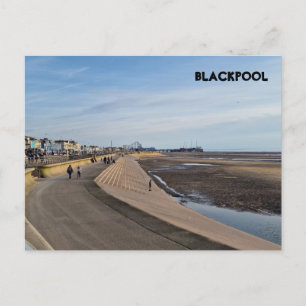Blackpool Beach Postcard