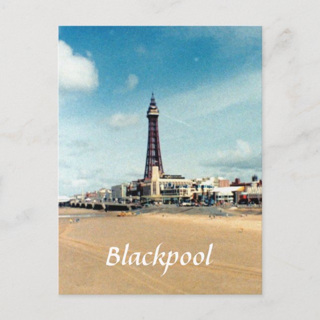Blackpool Holiday Postcard (Front)
