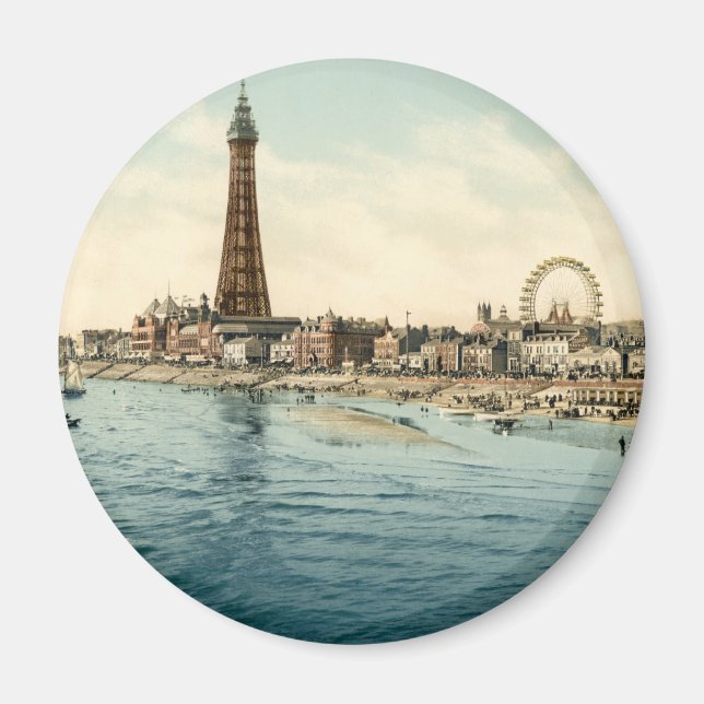 Blackpool I, Lancashire, England Magnet (Front)