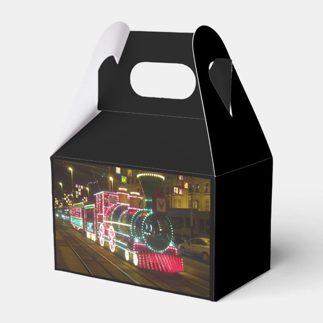 Blackpool Illuminations Tram Train Favor Box (Front Side)