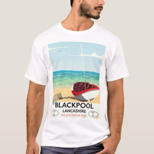 Blackpool,lancashire, rail poster T-Shirt