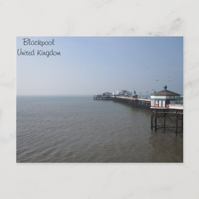 Blackpool North Pier Postcard (Front)