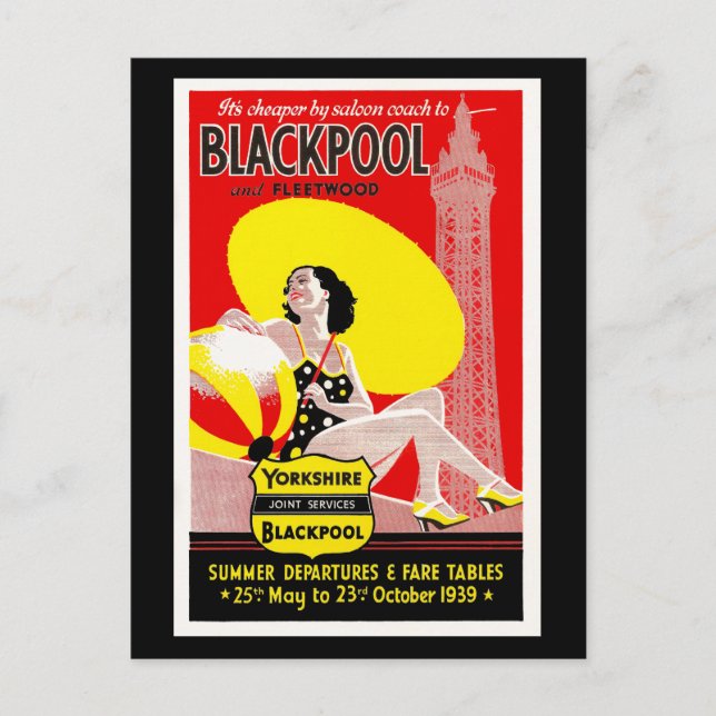 Blackpool Postcard (Front)