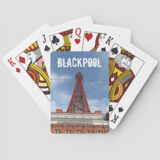 Blackpool Tower And Day Sky  Playing Cards
