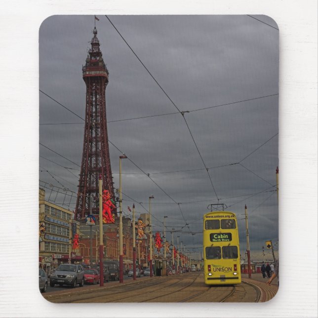 BLACKPOOL TOWER AND TRAM MOUSE PAD (Front)