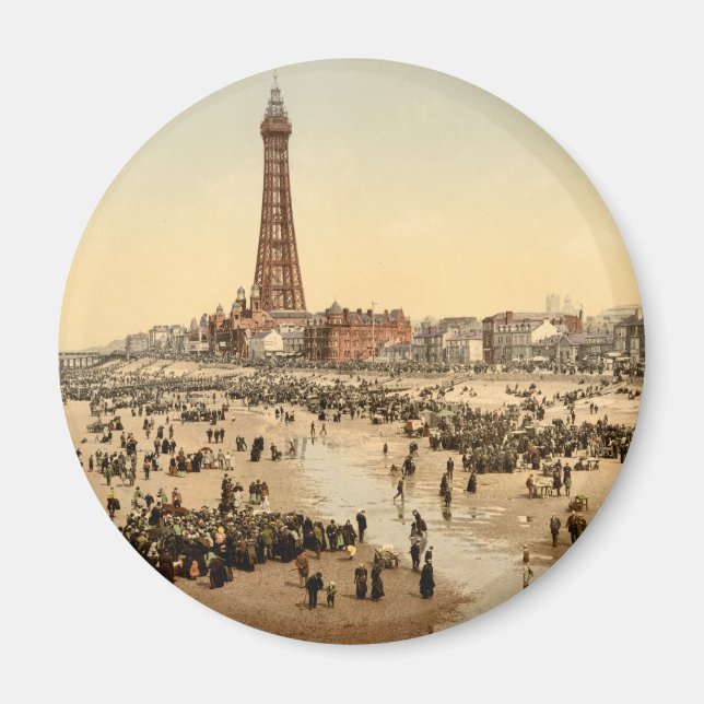 Blackpool Tower II, Lancashire, England Magnet (Front)