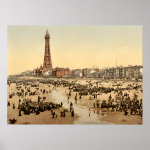 Blackpool Tower II, Lancashire, England Poster