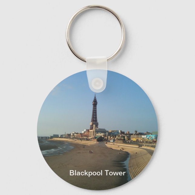 Blackpool Tower in England Keychain (Front)