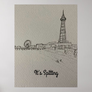Blackpool Tower original art  Poster