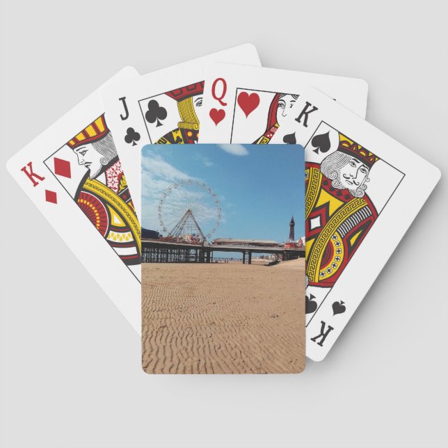 Blackpool tower playing cards (Back)